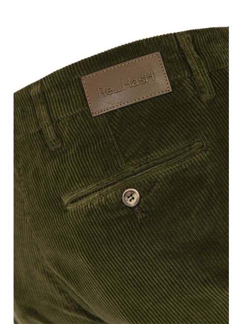Pantalone chino Mucha in velluto a costine Verde RE-HASH | P249 4V0411320